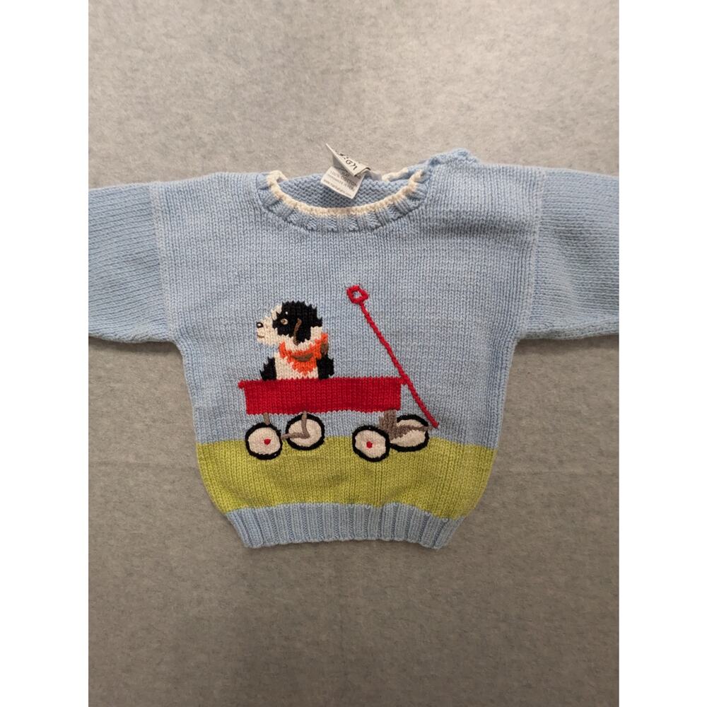 Marika Hahn Design‎ Sweater Baby 24M Long Sleeve Top Infant Knitted Pullover Top - Picture 2 of 9